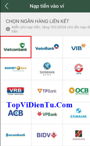 Cách liên kết MoMo với ngân hàng Vietcombank